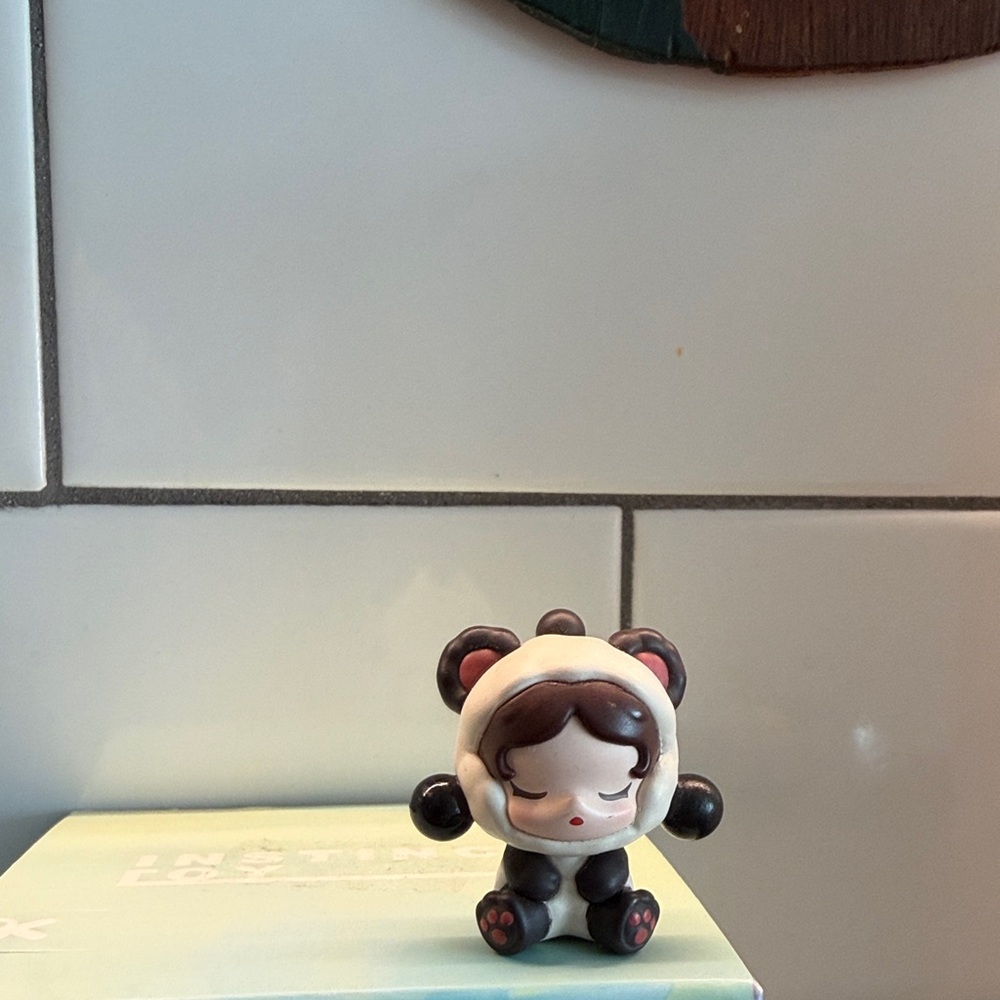 Panda bear skull panda pop bean